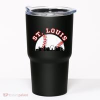 St. Louis Baseball St. Louis Mo Cityscape Stl Skyline Tumbler thumb 0