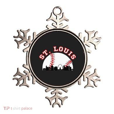St. Louis Baseball St. Louis Mo Cityscape Stl Skyline Ornament