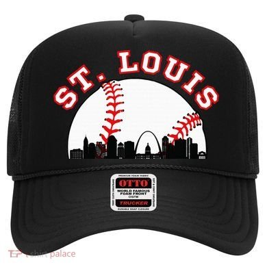 St. Louis Baseball St. Louis Mo Cityscape Stl Skyline Hat