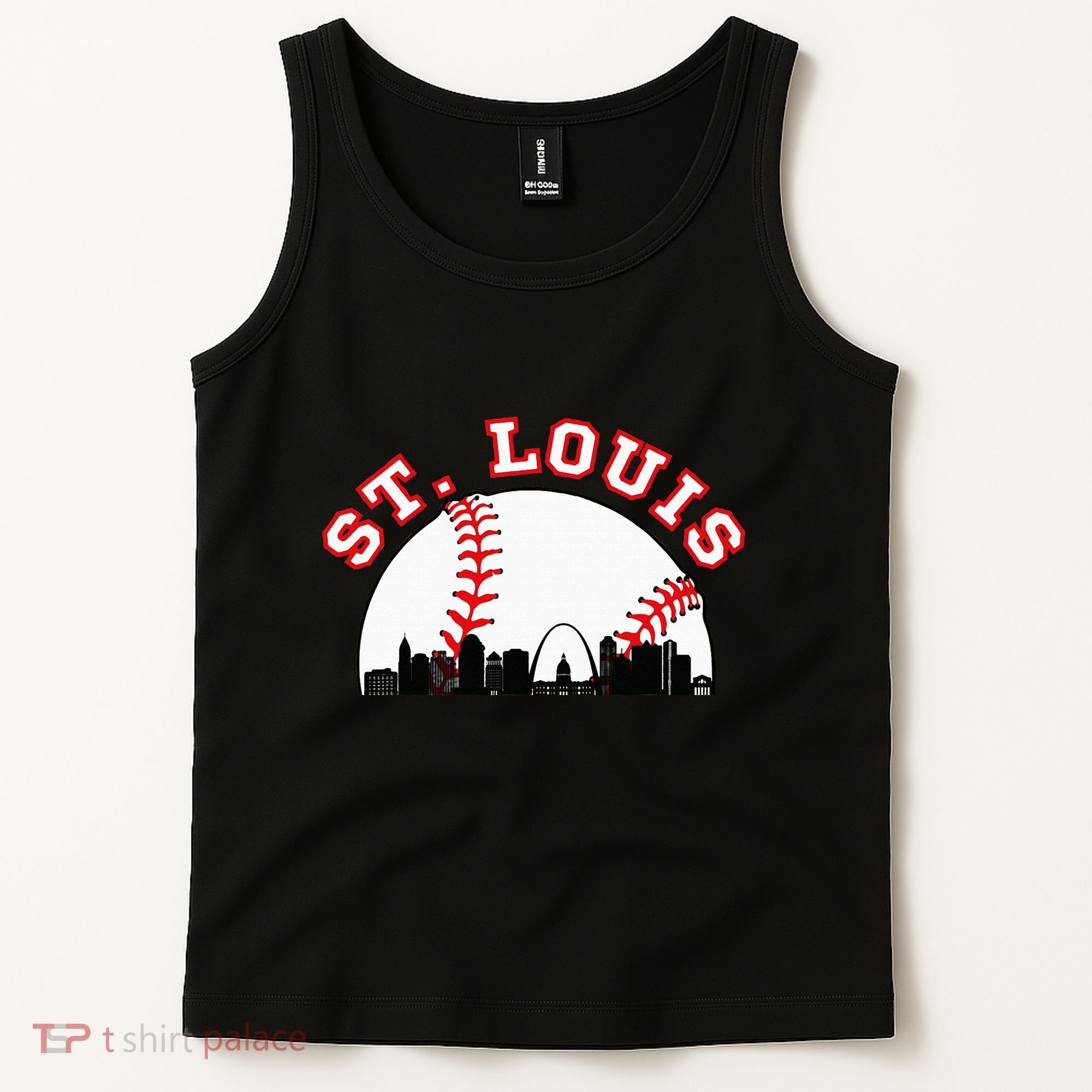 St. Louis Baseball St. Louis Mo Cityscape Stl Skyline Tank Top