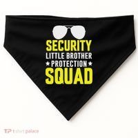 Security Little Brother Protection Squad USA-Made Doggie Bandana thumb 0