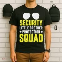 Security Little Brother Protection Squad T-Shirt thumb 6