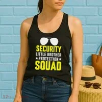 Security Little Brother Protection Squad Women's Tank Top thumb 2