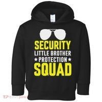 Security Little Brother Protection Squad Toddler Hoodie thumb 0