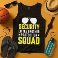 Security Little Brother Protection Squad Tank Top thumb 4