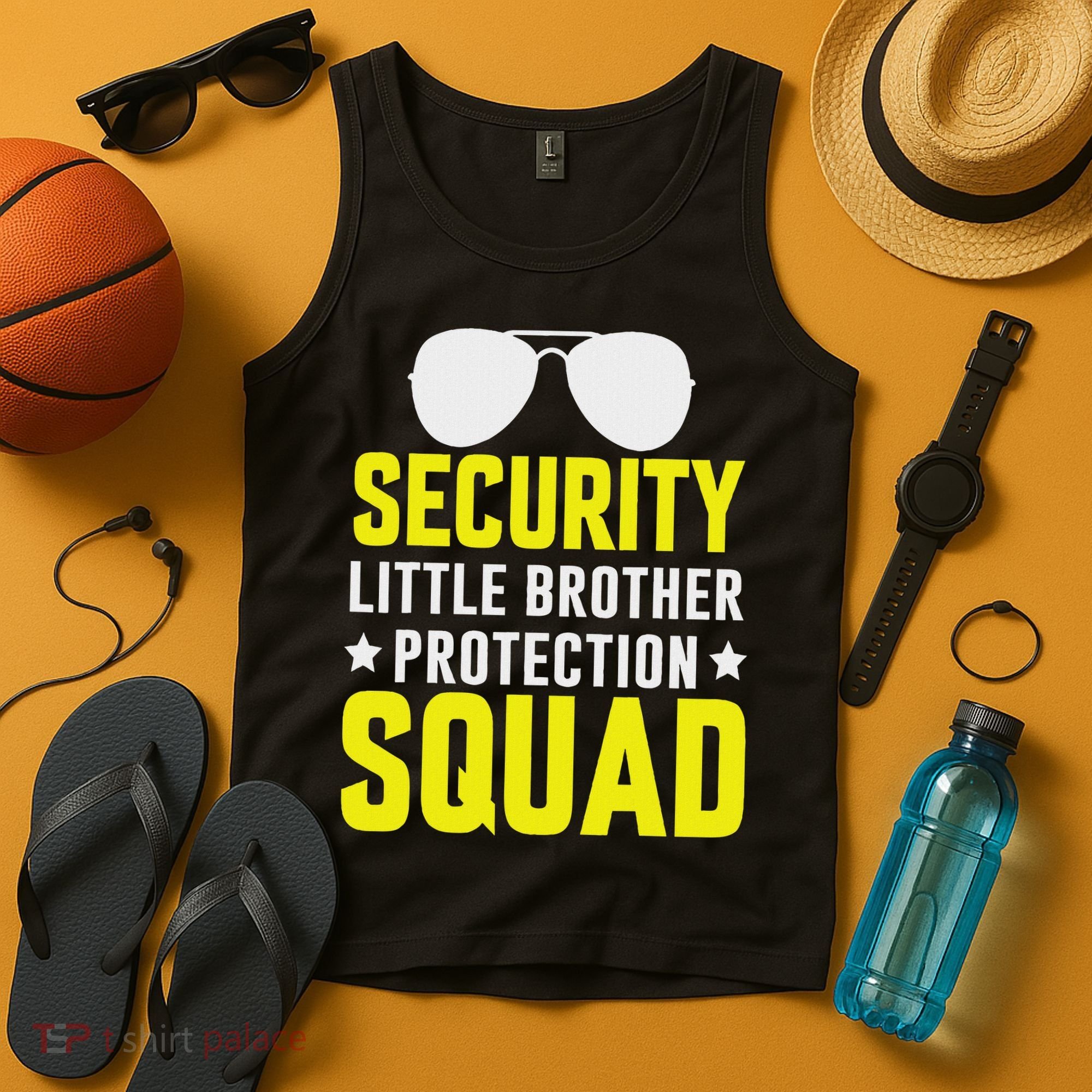 Security Little Brother Protection Squad Tank Top