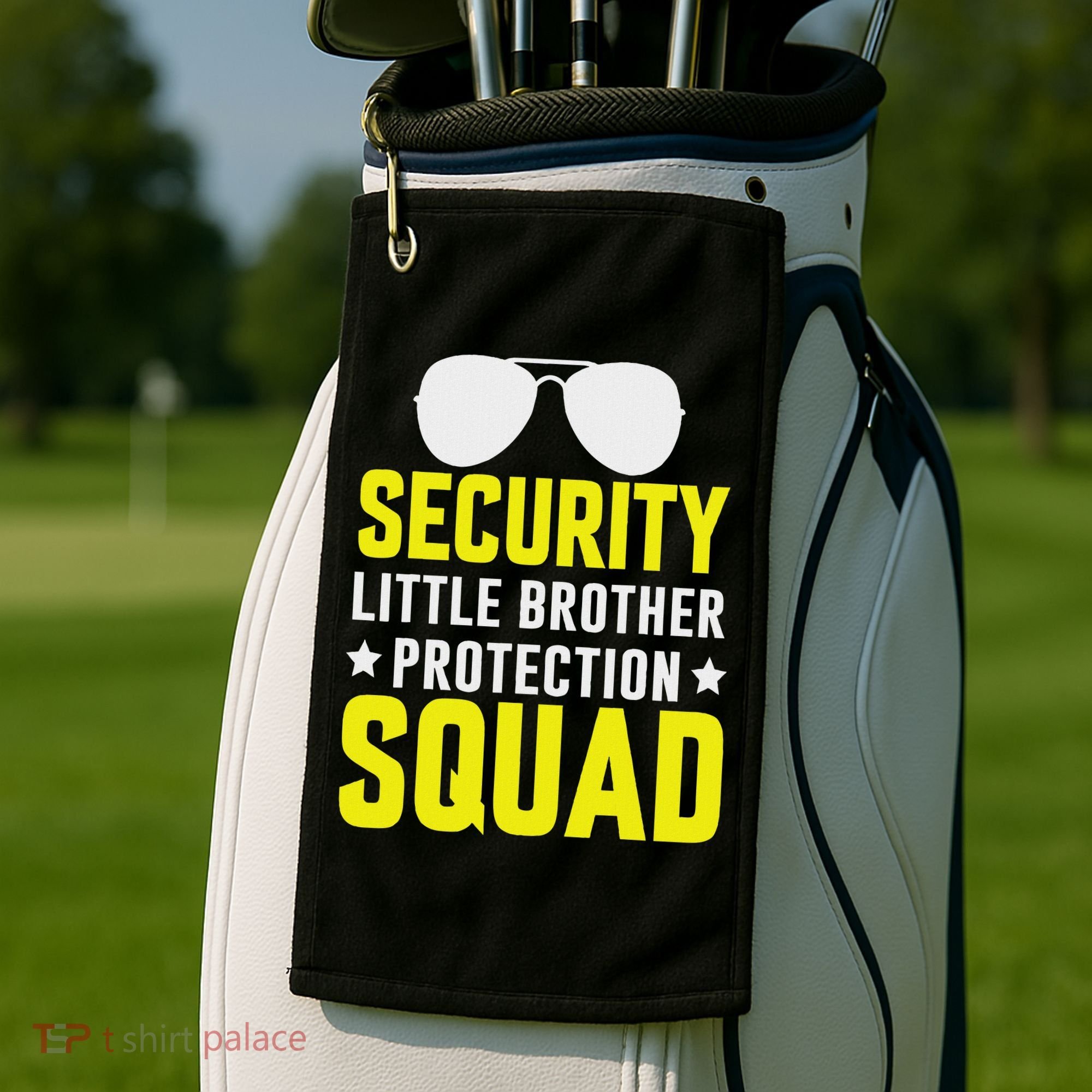 Security Little Brother Protection Squad Golf Towel