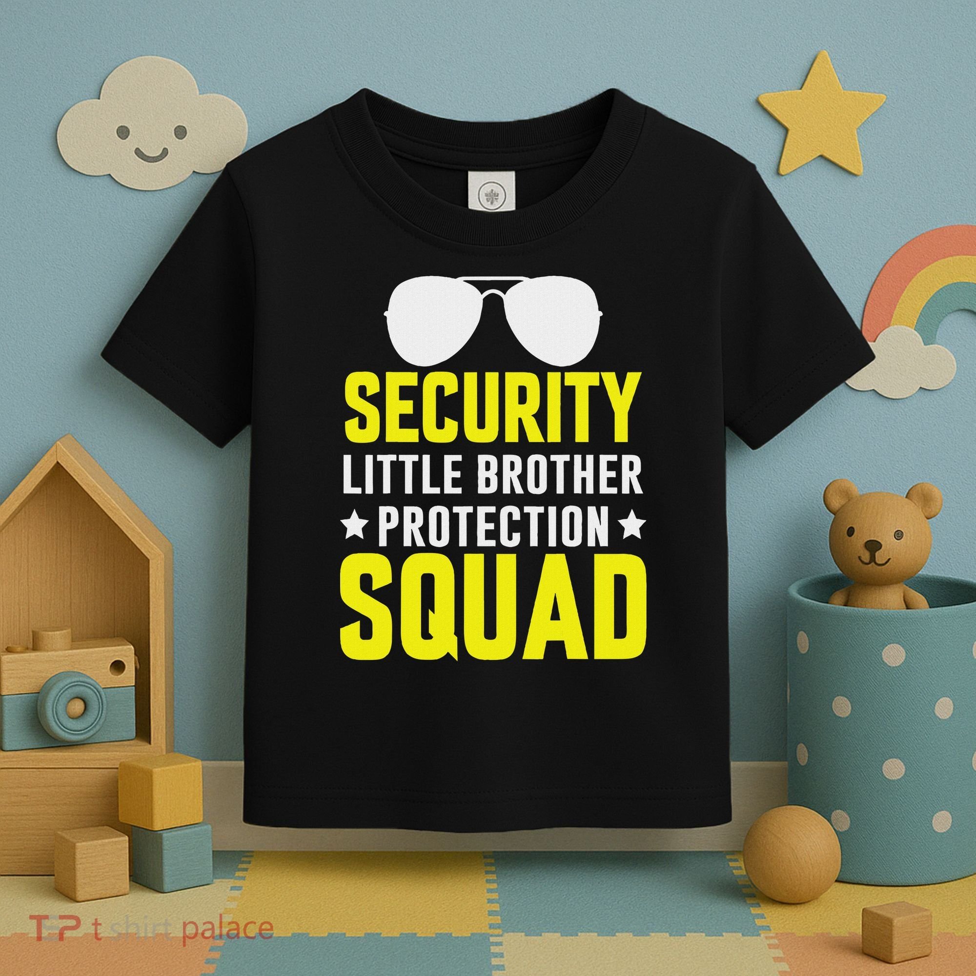 Security Little Brother Protection Squad Toddler T-Shirt