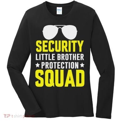 Security Little Brother Protection Squad Women's Long Sleeve Shirt