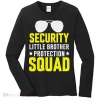 Security Little Brother Protection Squad Women's Long Sleeve Shirt thumb 0