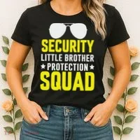 Security Little Brother Protection Squad Women's T-Shirt thumb 2