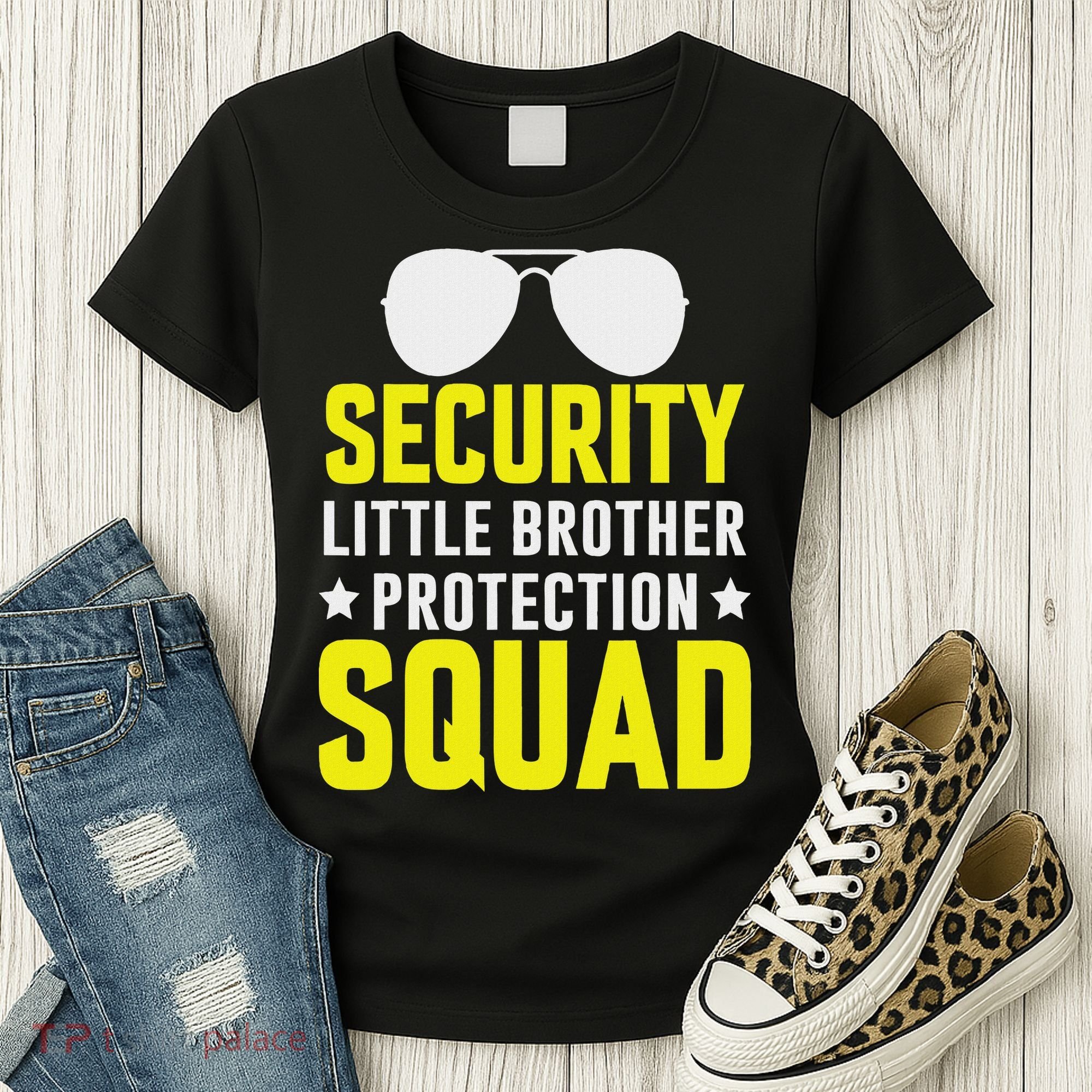 Security Little Brother Protection Squad Women's T-Shirt