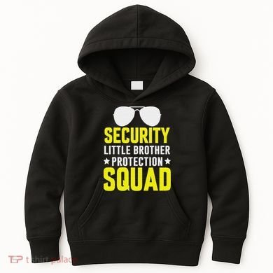 Security Little Brother Protection Squad Kids Hoodie