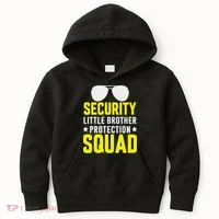 Security Little Brother Protection Squad Kids Hoodie thumb 0
