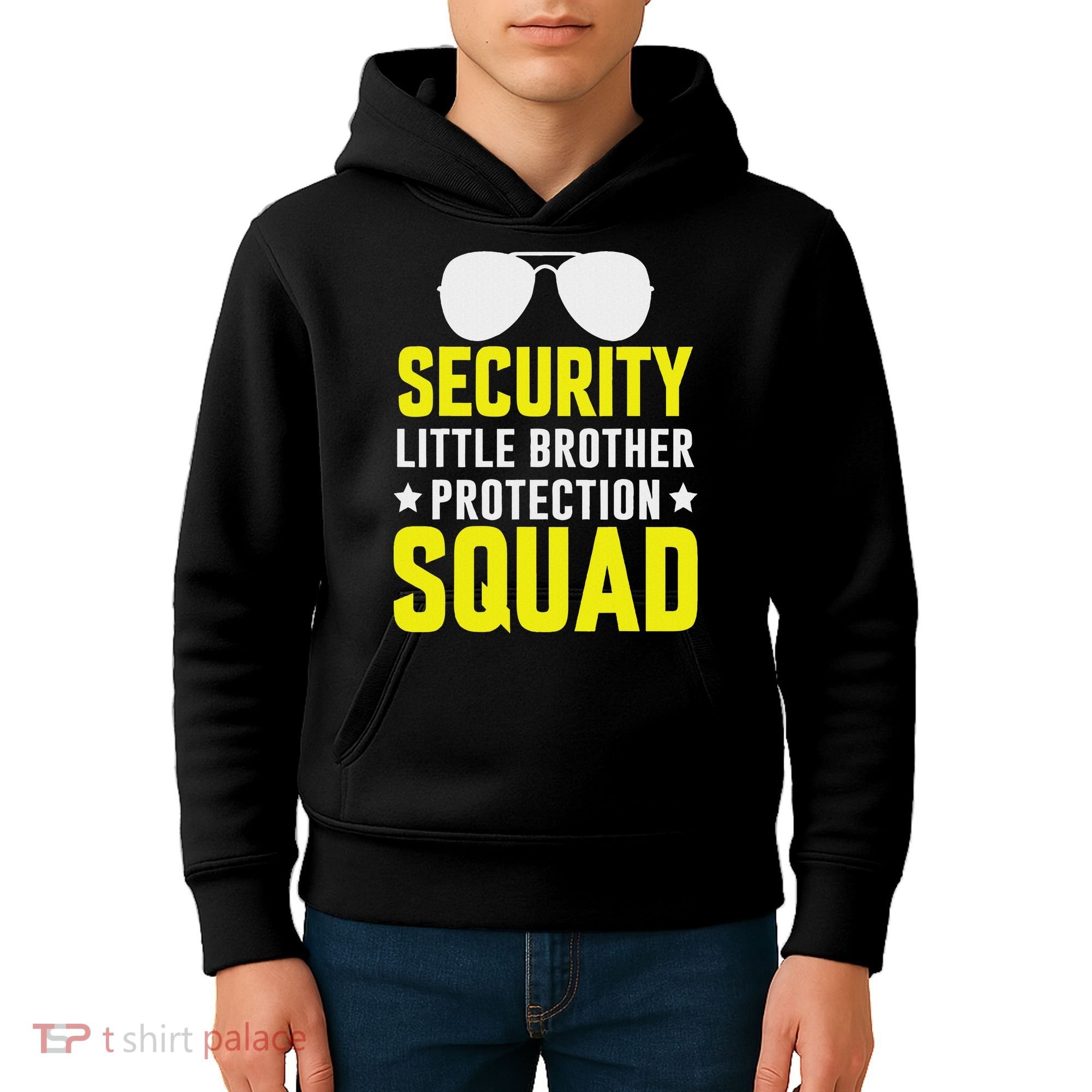Security Little Brother Protection Squad Kids Hoodie