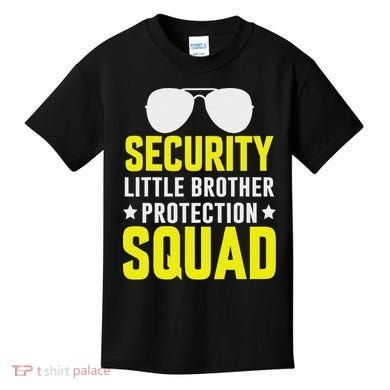 Security Little Brother Protection Squad Kids T-Shirt