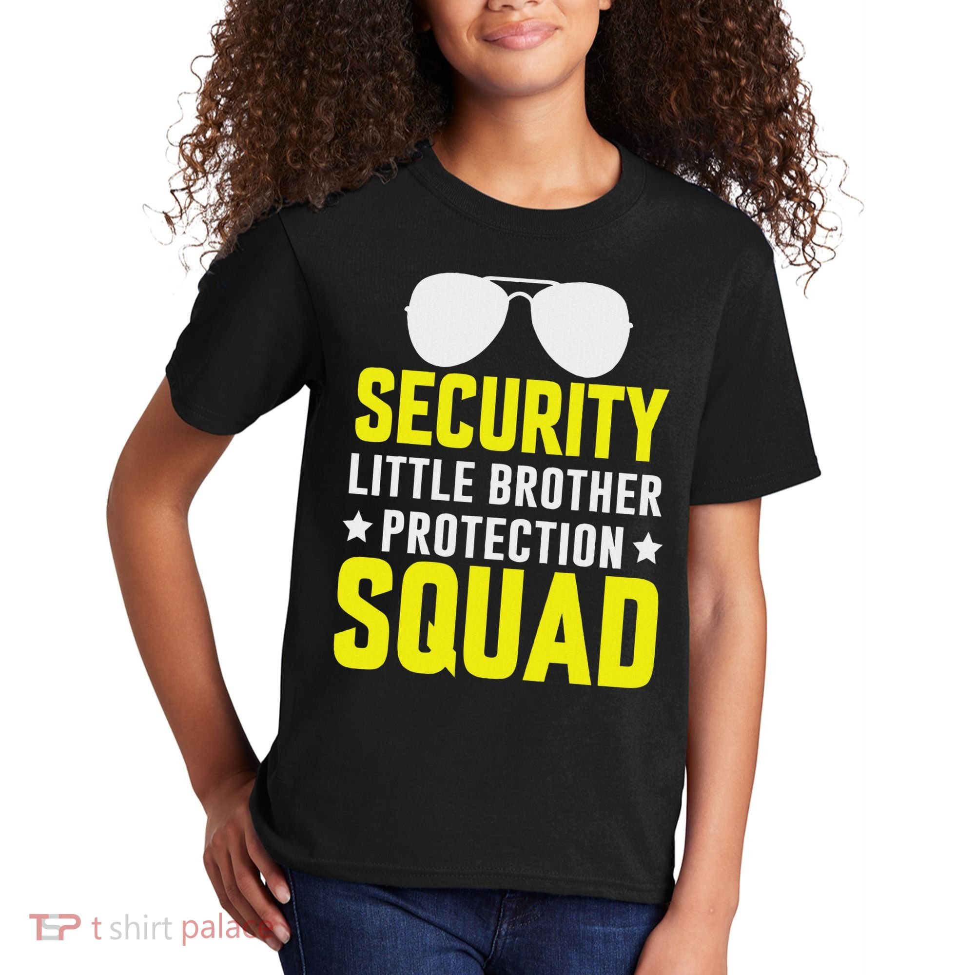 Security Little Brother Protection Squad Kids T-Shirt