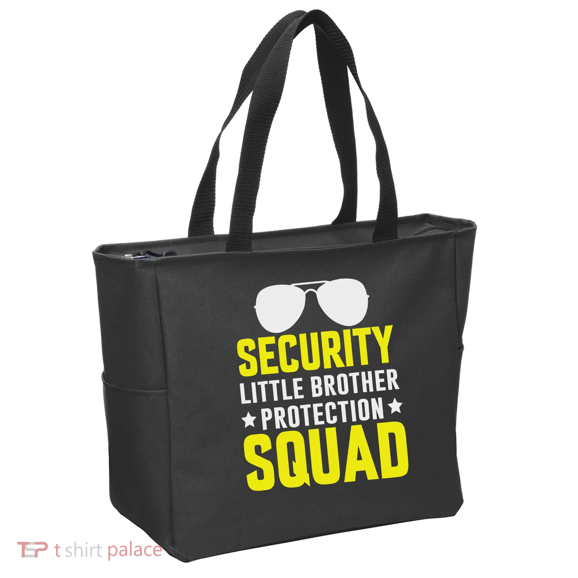 Security Little Brother Protection Squad Tote Bag