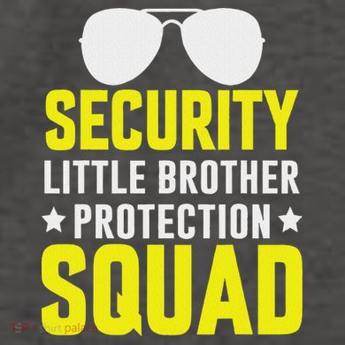 Security Little Brother Protection Squad Vector Backpack