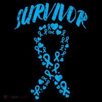 Survivor Light Blue Ribbon Prostate Cancer Awareness Meaningful Gift Coffee Mug thumb 5