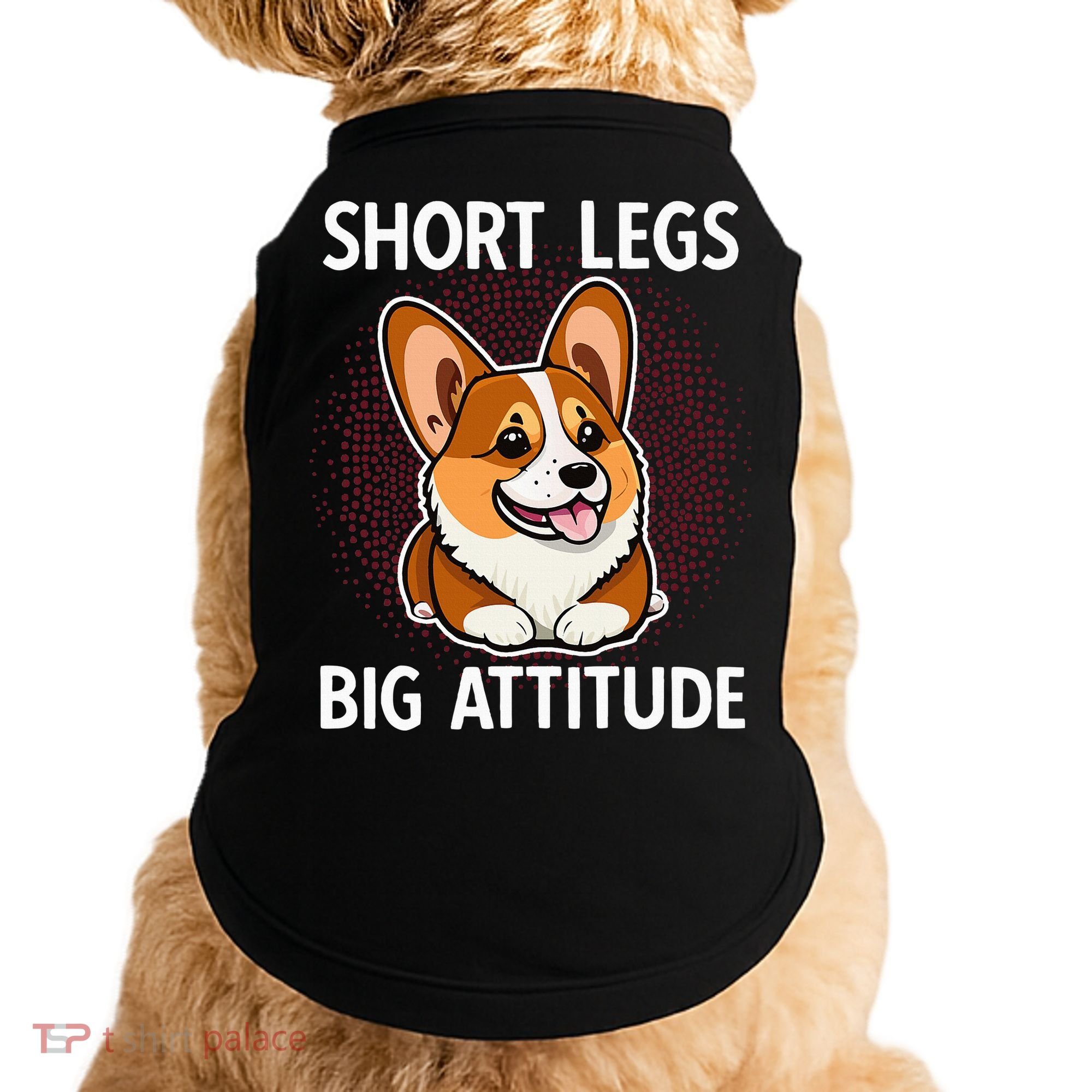 Short Legs Big Attitude Corgi Doggie Tank