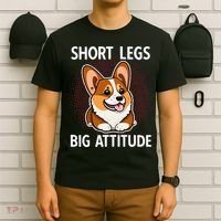 Short Legs Big Attitude Corgi T-Shirt thumb 6