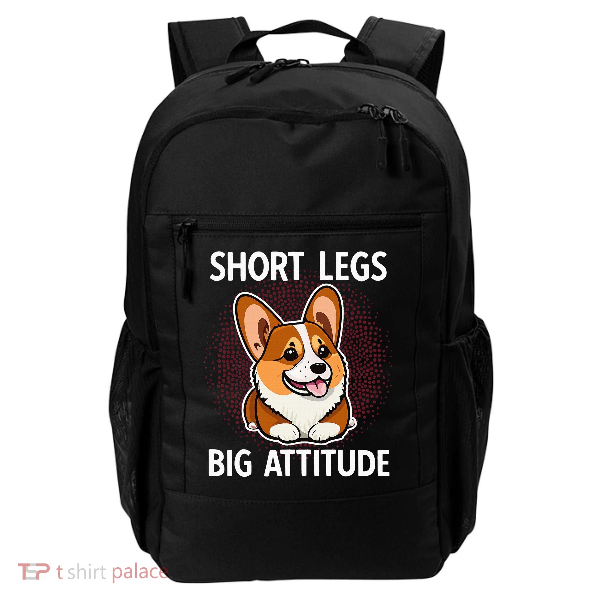 Short Legs Big Attitude Corgi Backpack