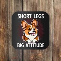 Short Legs Big Attitude Corgi Coaster thumb 0