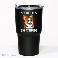 Short Legs Big Attitude Corgi Tumbler thumb 0