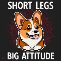 Short Legs Big Attitude Corgi Tumbler thumb 3