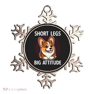 Short Legs Big Attitude Corgi Ornament