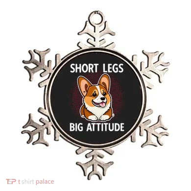 Short Legs Big Attitude Corgi Ornament