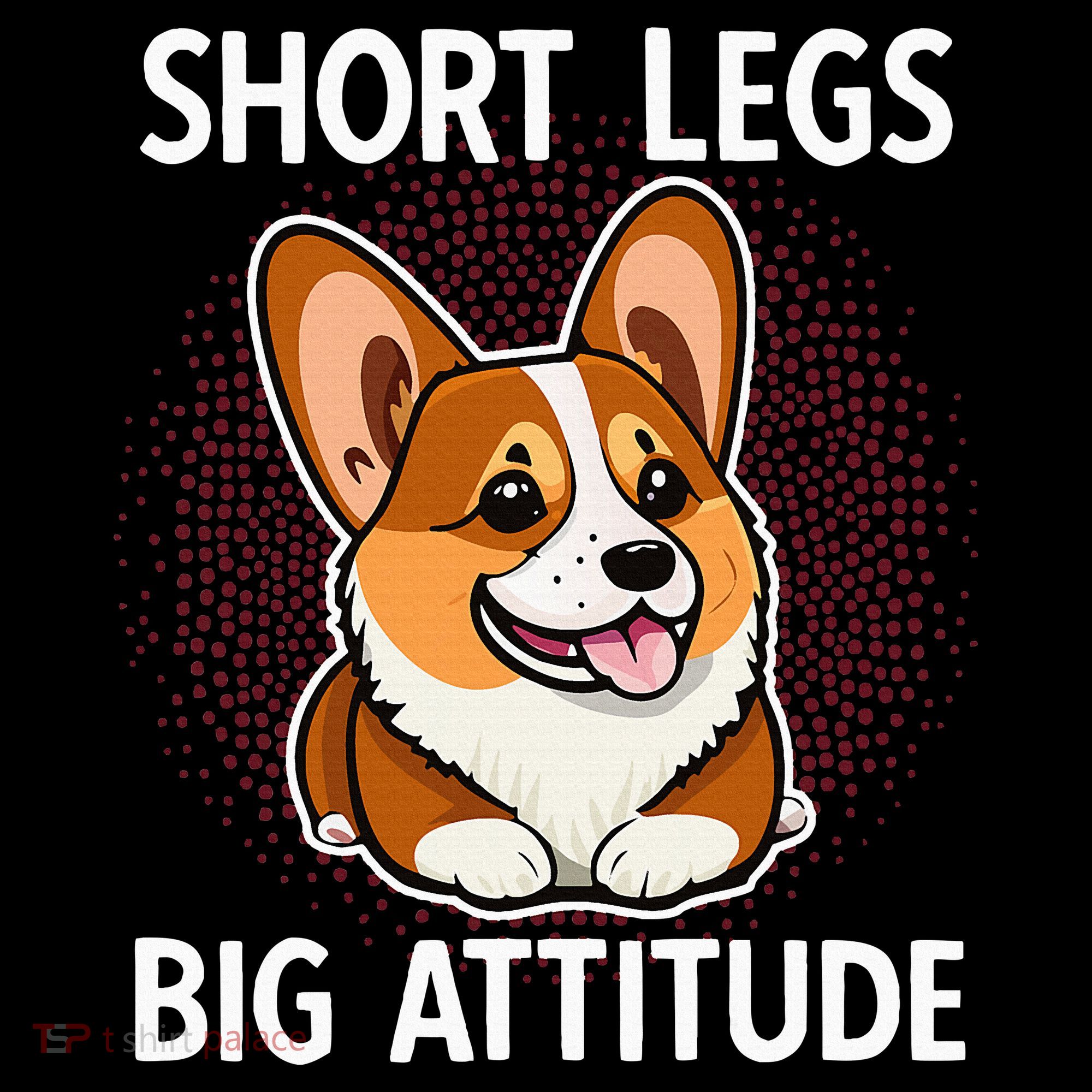 Short Legs Big Attitude Corgi Baby Bodysuit