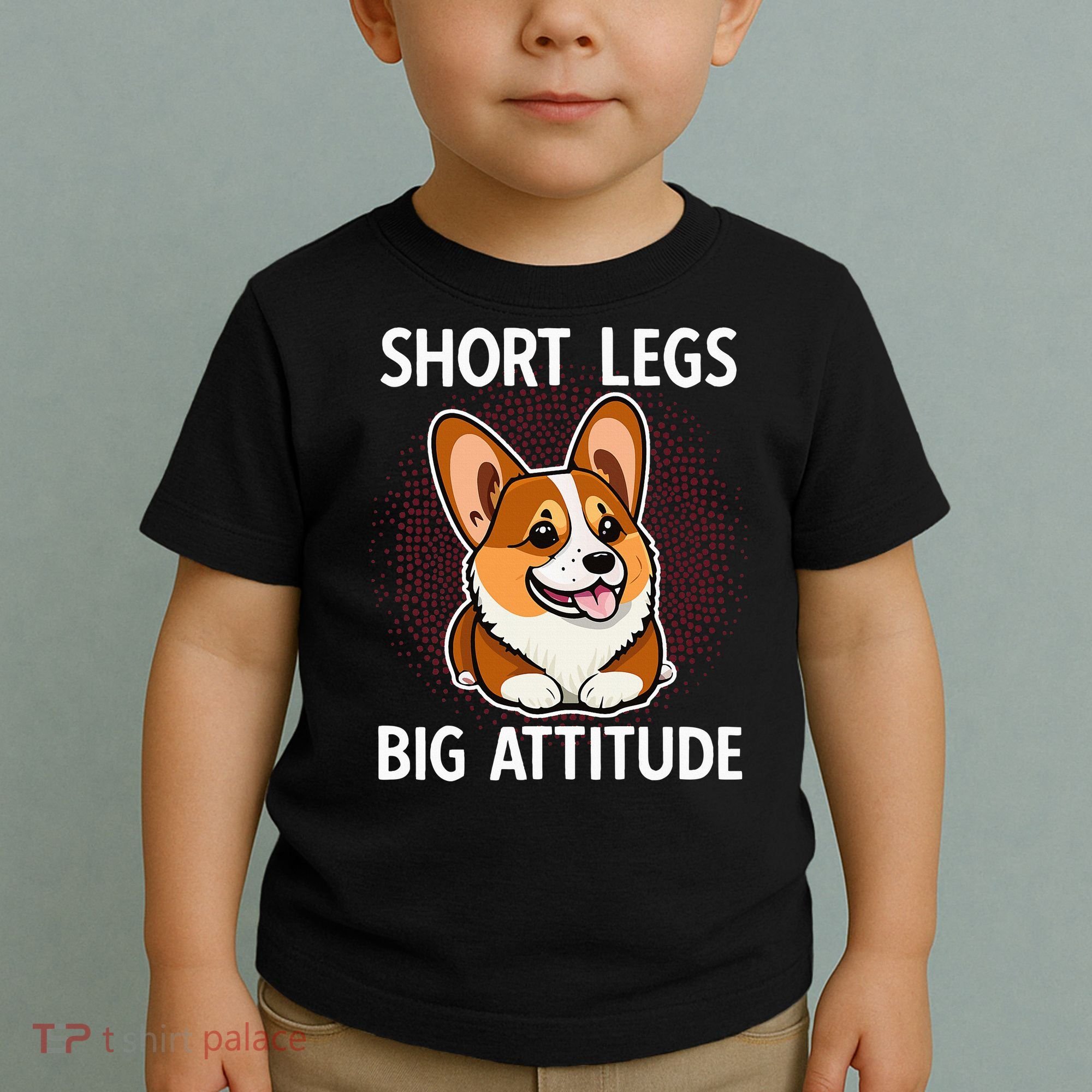 Short Legs Big Attitude Corgi Toddler T-Shirt