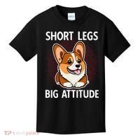 Short Legs Big Attitude Corgi Kids T-Shirt thumb 0
