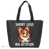 Short Legs Big Attitude Corgi Tote Bag thumb 0