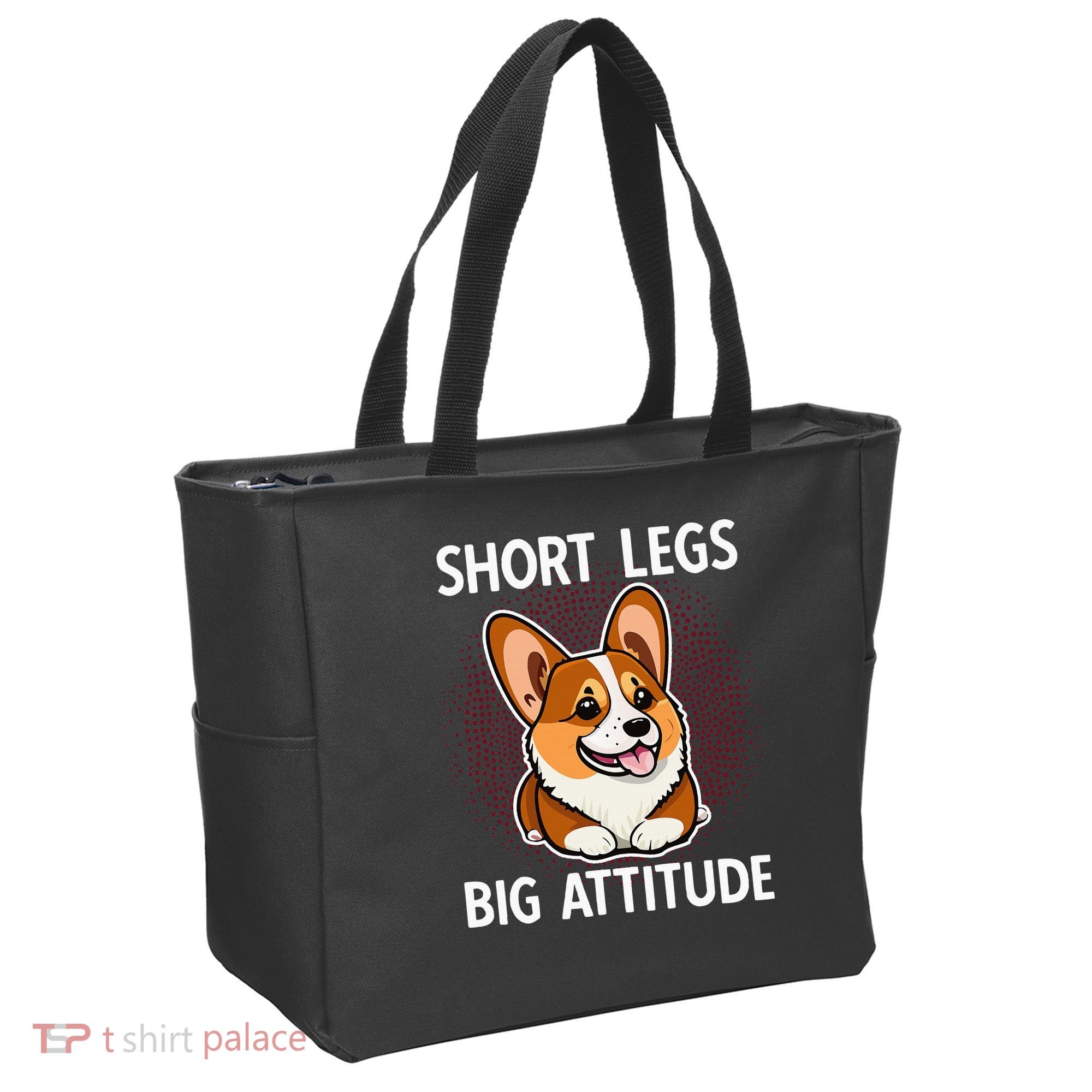 Short Legs Big Attitude Corgi Tote Bag