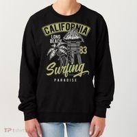 Surfing Long Beach California Women's Sweatshirt thumb 0