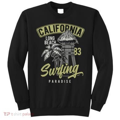 Surfing Long Beach California Sweatshirt