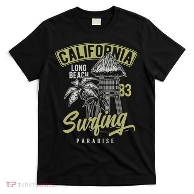 Surfing Long Beach California T-Shirt
