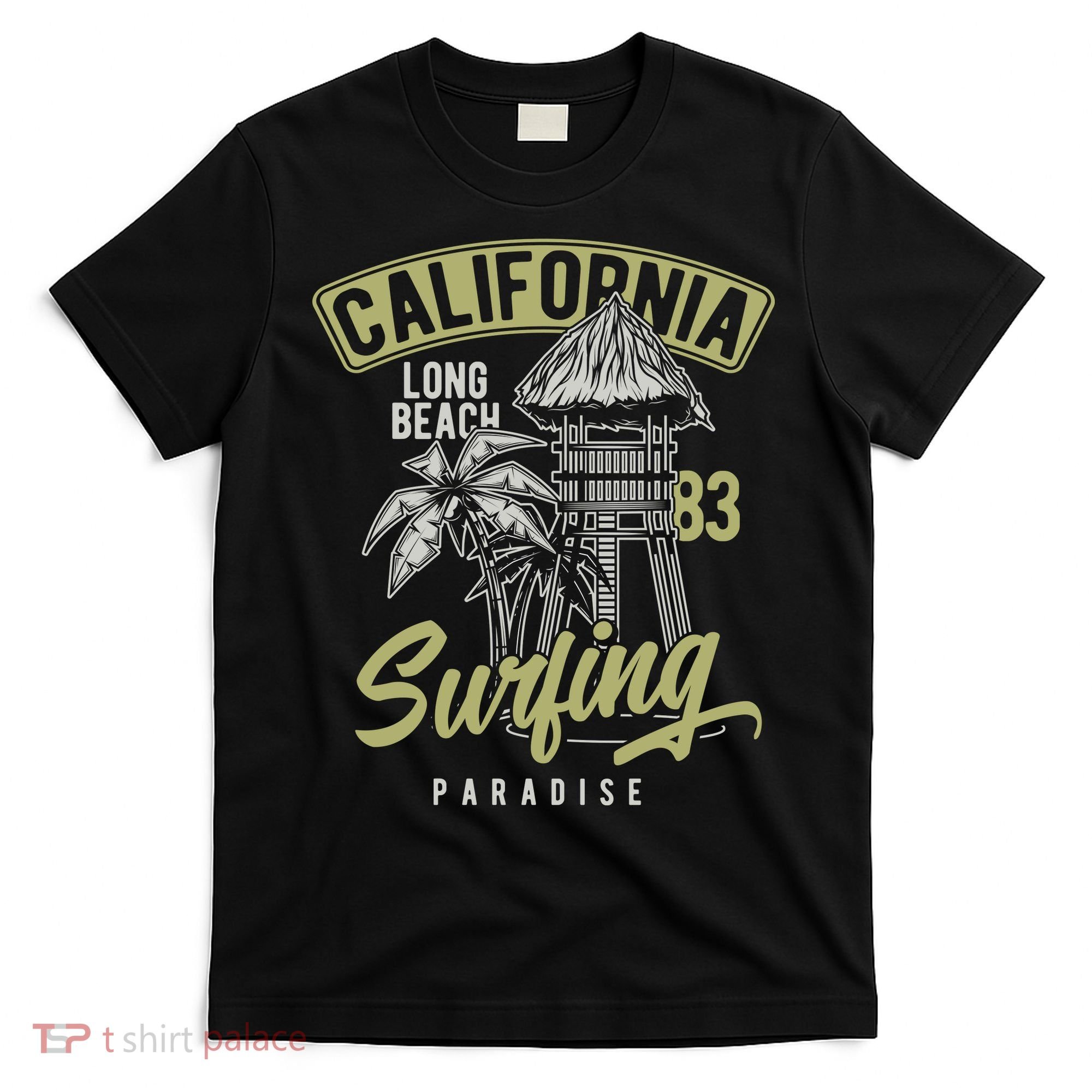 Surfing Long Beach California T-Shirt