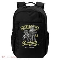 Surfing Long Beach California Backpack thumb 0