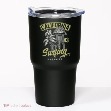 Surfing Long Beach California Tumbler
