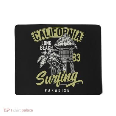 Surfing Long Beach California Mousepad