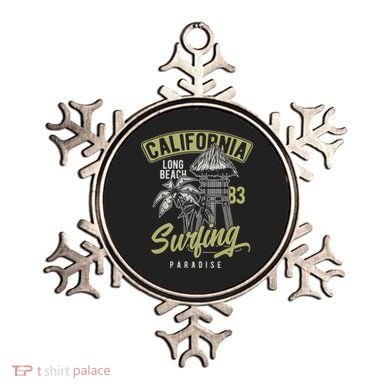 Surfing Long Beach California Ornament