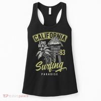 Surfing Long Beach California Women's Tank Top thumb 0