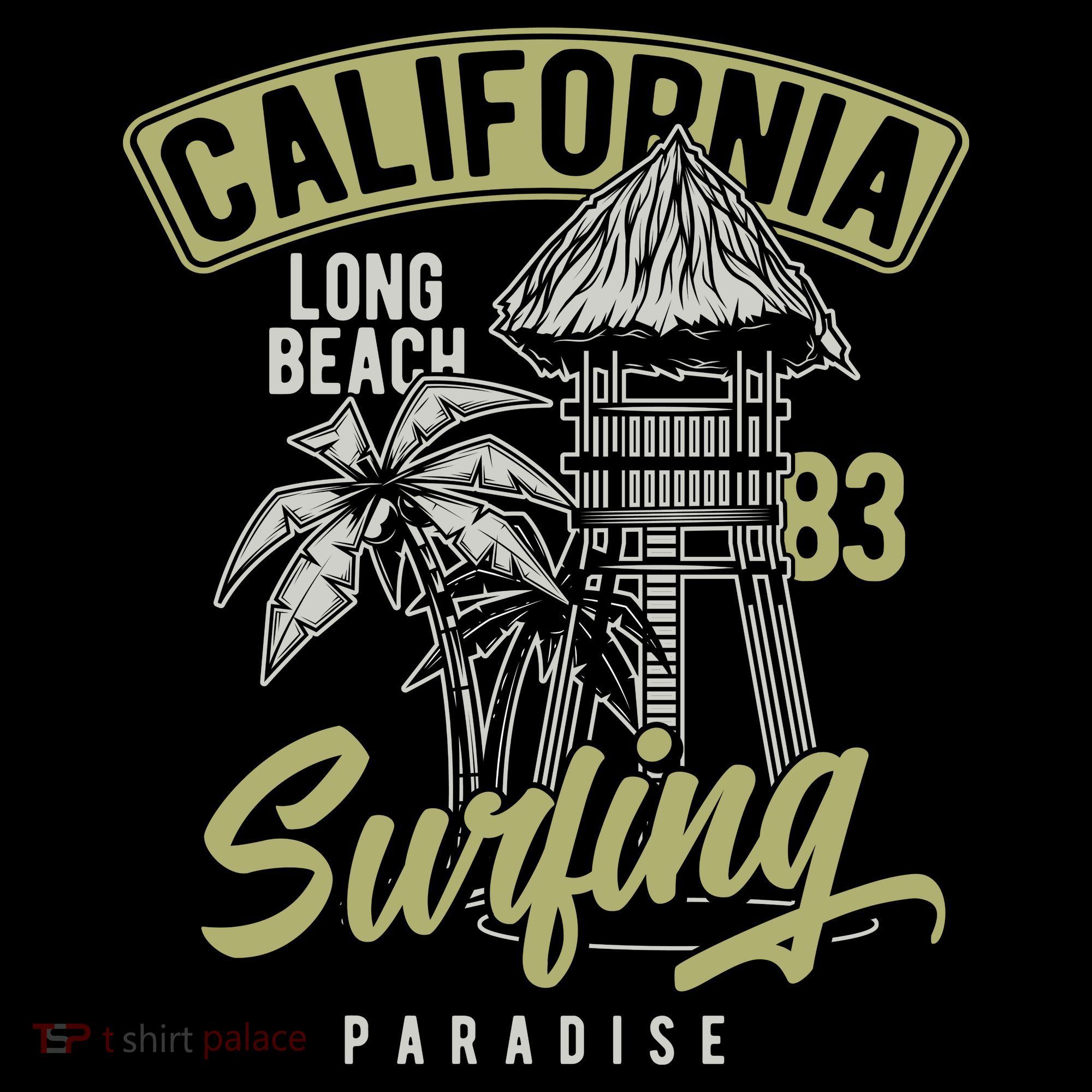 Surfing Long Beach California Women's Tank Top