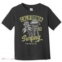 Surfing Long Beach California Toddler T-Shirt thumb 0