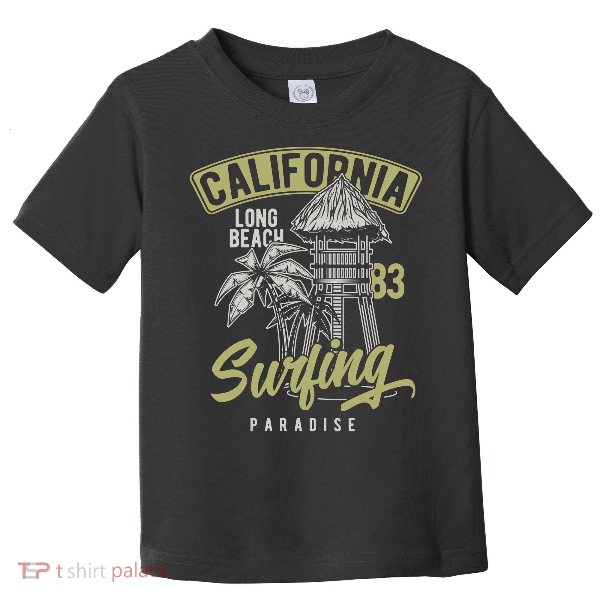 Surfing Long Beach California Toddler T-Shirt