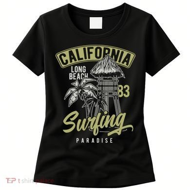Surfing Long Beach California Women's T-Shirt